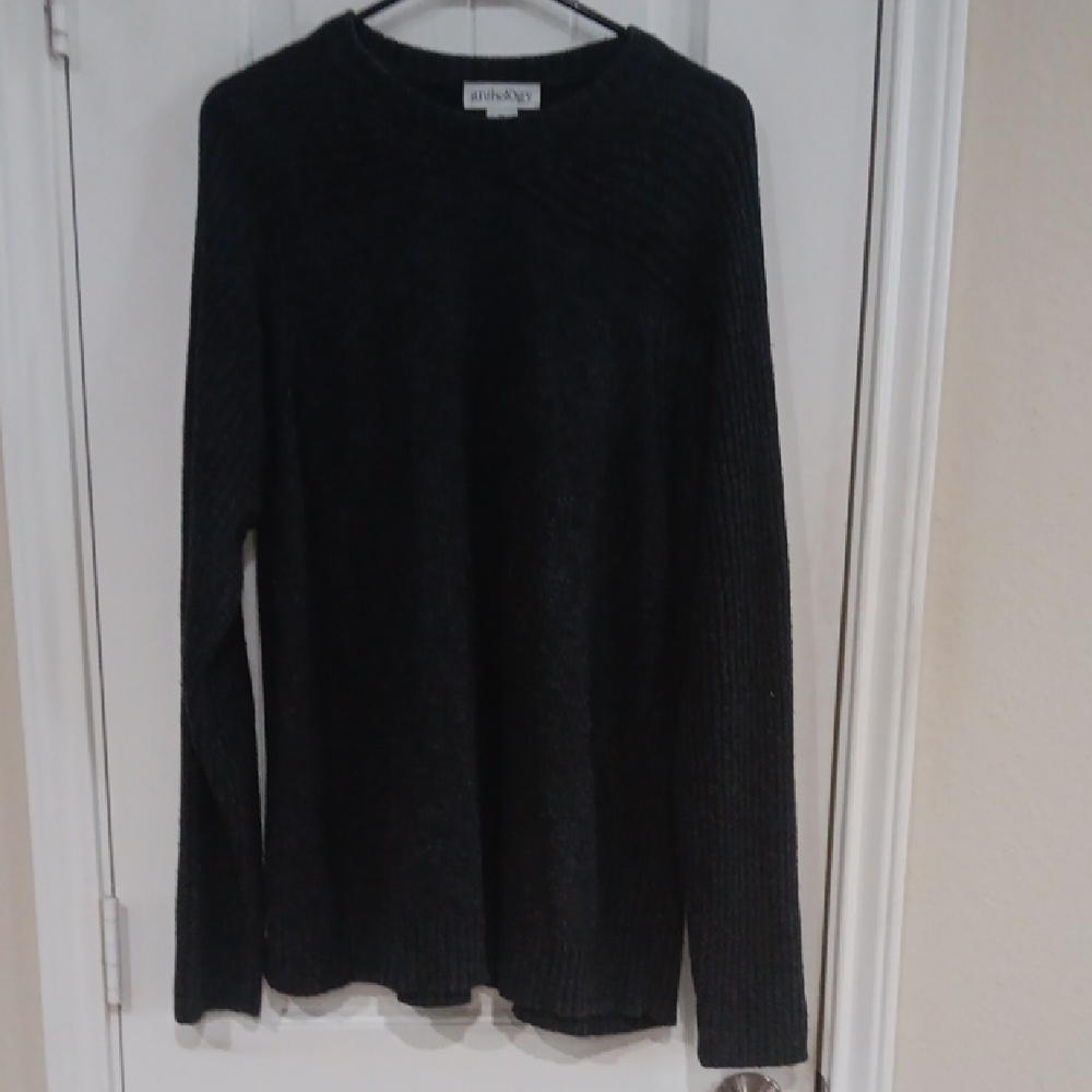 Armani Exchange Black Crew Neck Sweater